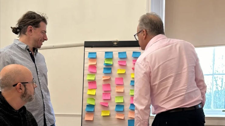Picture of workshop with proceed team